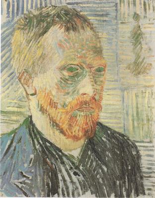 Self-Portrait with a Japanese Print (nn04), Vincent Van Gogh